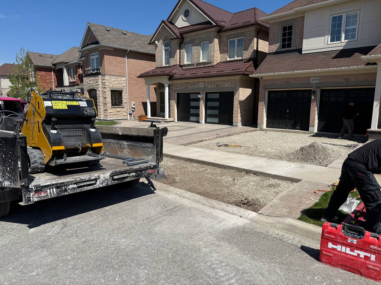 concrete driveway demolition